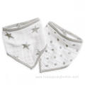 Cotton Muslin Bandana Bibs 2 Pack